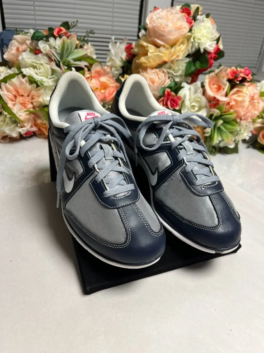 Nike Oceania NM Sneakers Blue Gray White Size 9